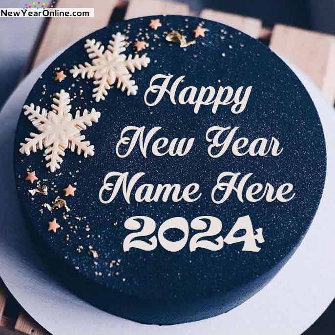 Happy New Year Card With Name 2024